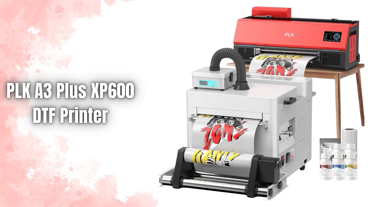 PLK A3 Plus XP600 DTF Printer Review | Pro T-Shirt Printing Setup!