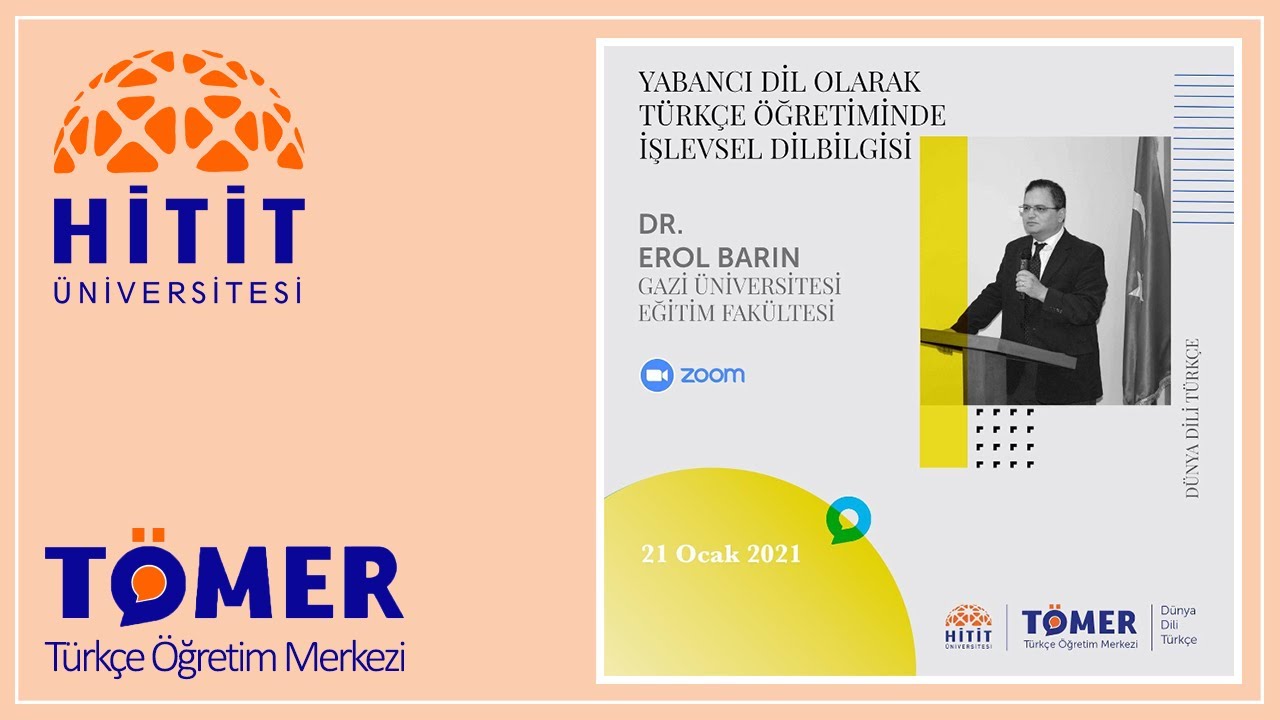 Yabancı Dil Olarak Türkçe Öğretiminde Dil Bilgisi Öğretimi - Dr. Erol Barın