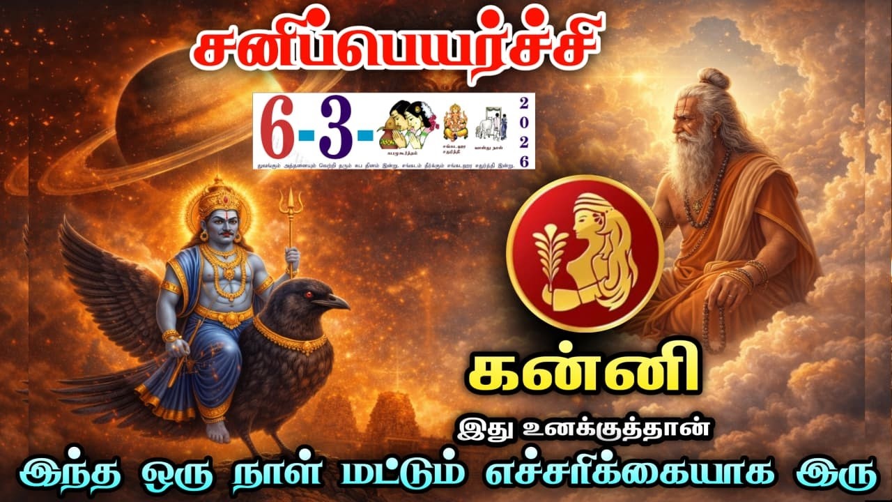 கன்னி ! அடுத்தவங்க பின்னாடி ஓடுனது போதும் சொந்த புத்தி வெற்றியைத் தேடித் தரும் !  kanni 2026