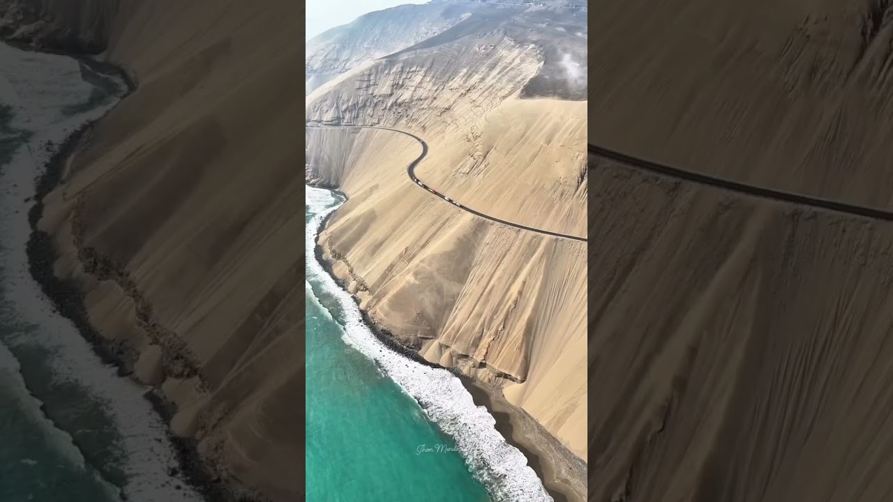 Asi es cruzar el serpentin de Pasmayo, viaje hacia el norte del Per&uacute; 🇵🇪✨️🚌 #travel #viajes #turismo
