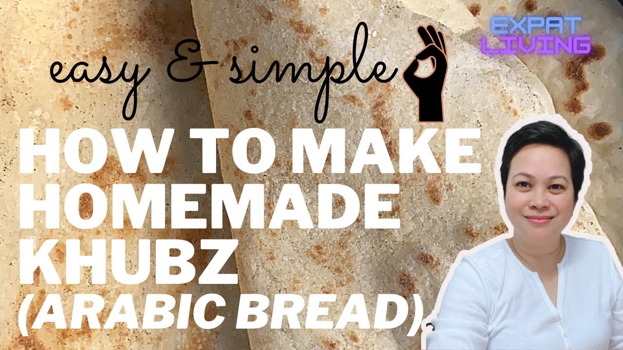 EASY & SIMPLE HOW TO MAKE HOMEMADE KHUBZ (ARABIC BREAD) | Leah Acebuche
