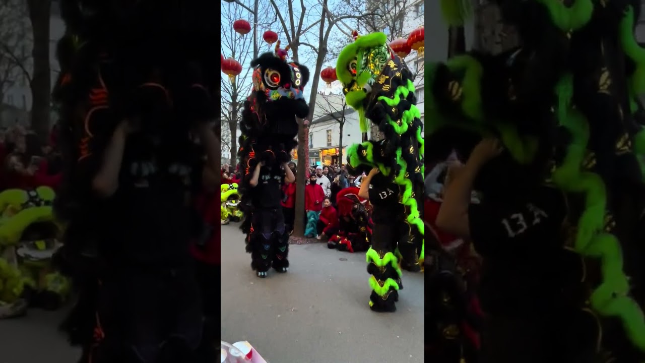 1- PARIS TẾT BÍNH NGỌ 2026 QUẬN 13 MÚA LÂN -ĐỐT PHAO - VUI NHỘN #shortvideo #trending #paris #tết 