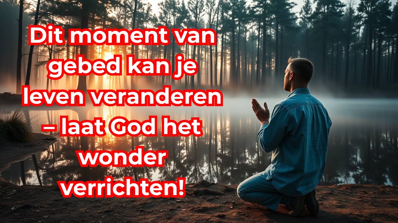 Dit moment van gebed kan je leven veranderen &ndash; laat God het wonder verrichten!