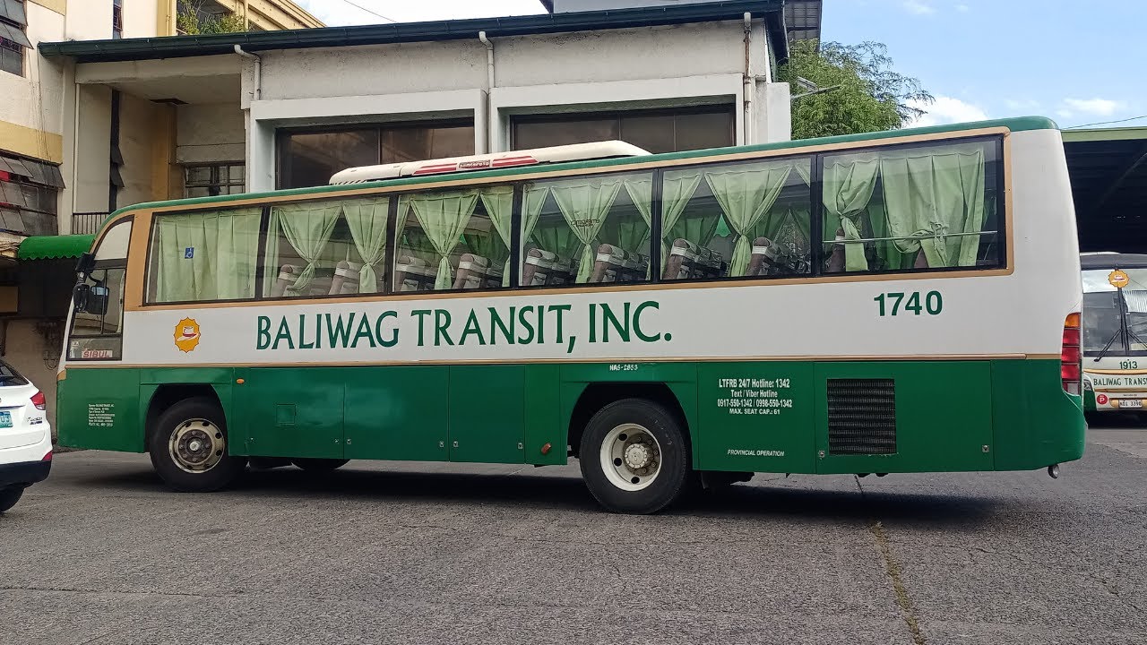Onboard Baliwag Transit 1740 Caloocan to Baliwag (Daewoo Bus BS106)