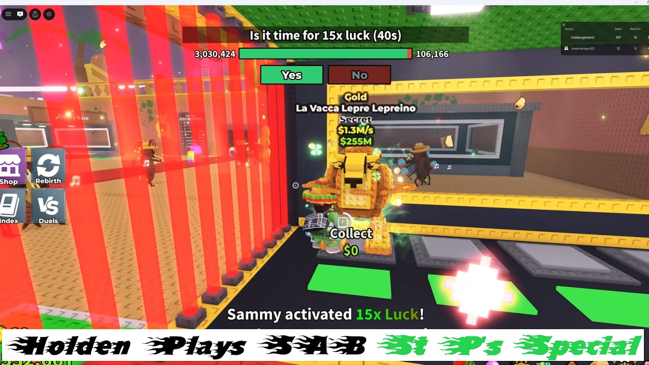 Holden Plays SAB+Morph World in Roblox (St.P special)