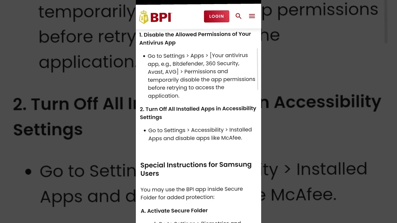 BPI ONLINE APP : DEVICE SECURITY COMPROMISED ERROR #banking #bpi