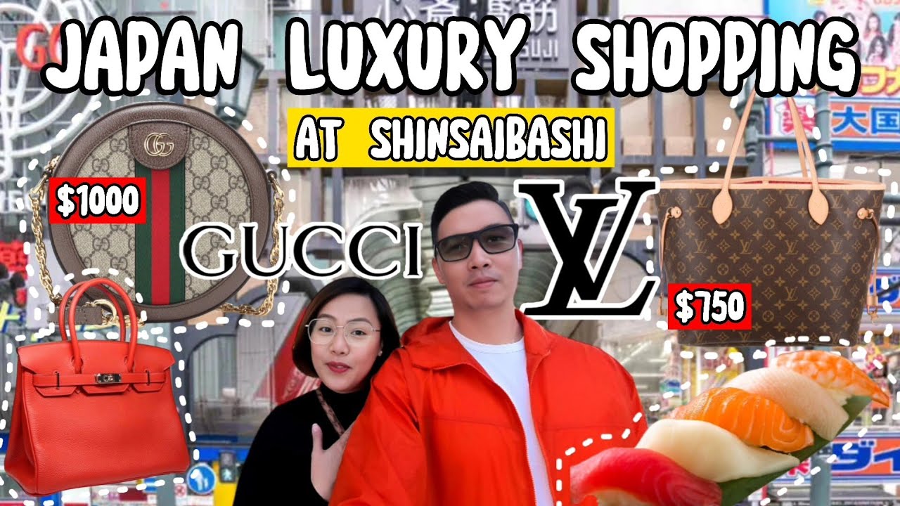 SHINSAIBASHI SHOPPING STREET & LUXURY FINDS: EXPLORING OSAKA'S FASHION PARADISE | JAPAN VLOG