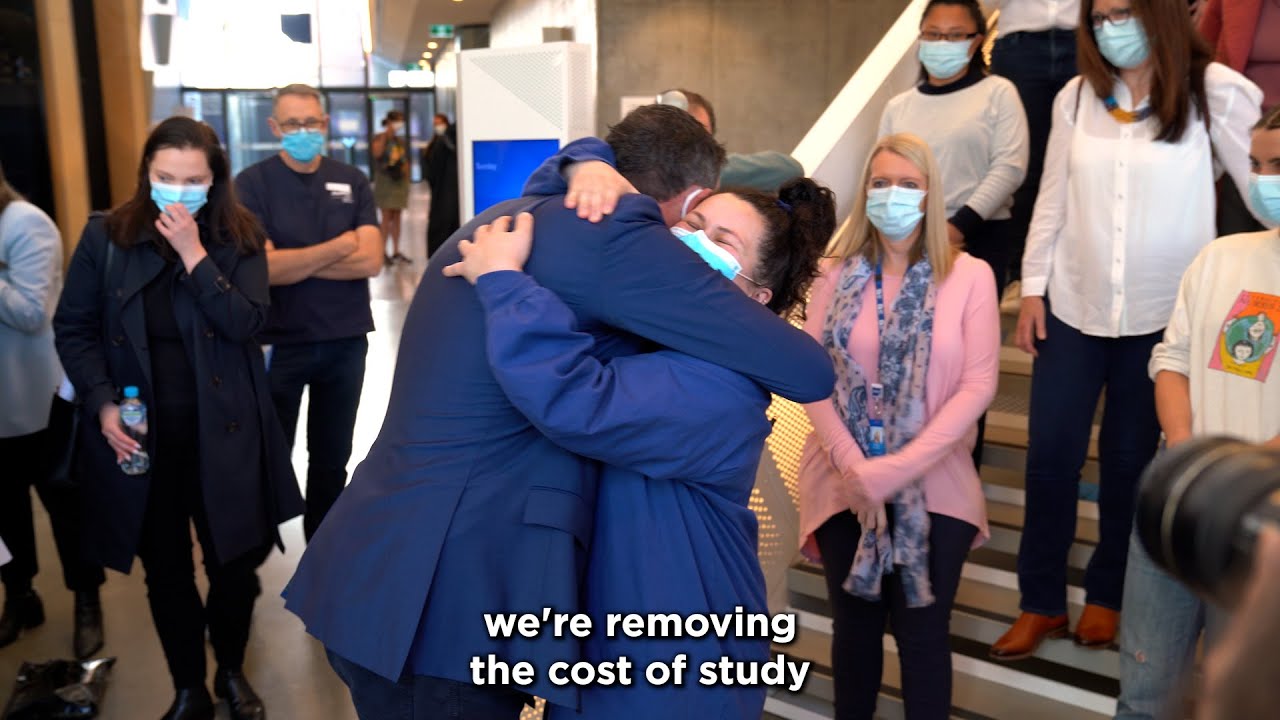 The Andrews Labor Government is making it free to study nursing and midwifery