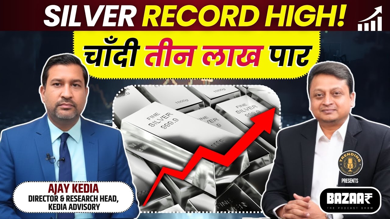 Silver Price All-Time High: इतिहास में पहली बार, चाँदी 3 LAKH पार | Ft. Ajay Kedia