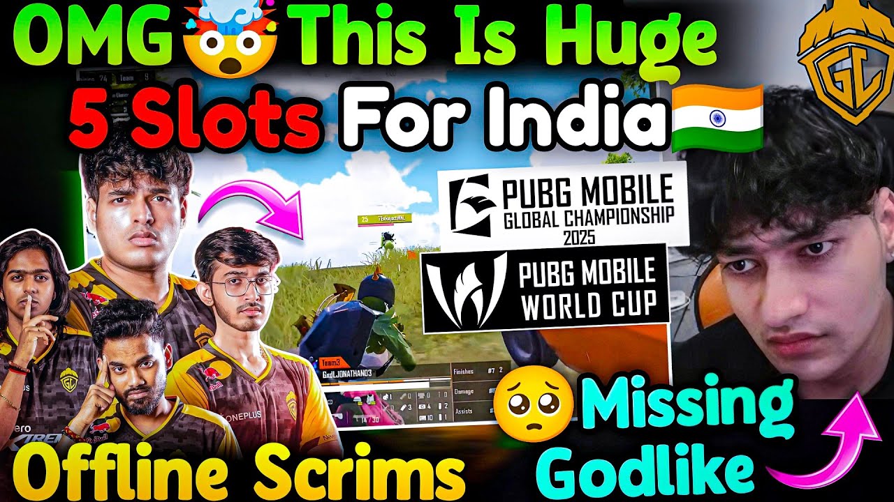 OMG😱This Is Huge📈 5 International Slot Confirmed✅🔥 Zap Missing GodL...🥹 GodLike Scrims Grind😲