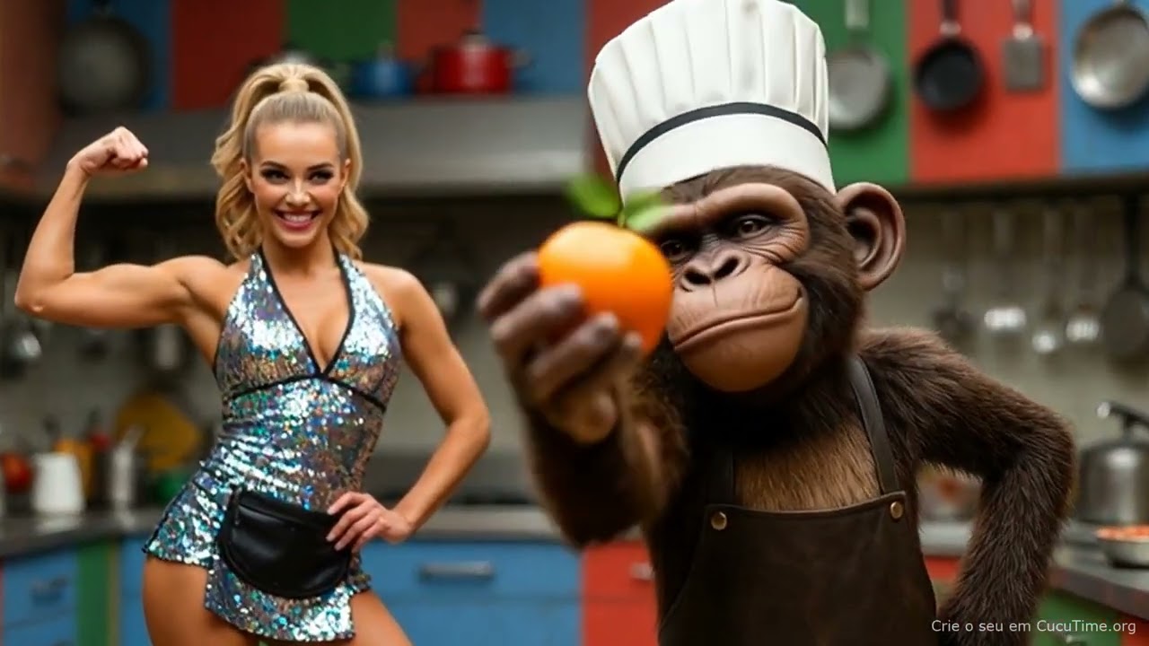 O Macaco Chef e a Salada de Frutas