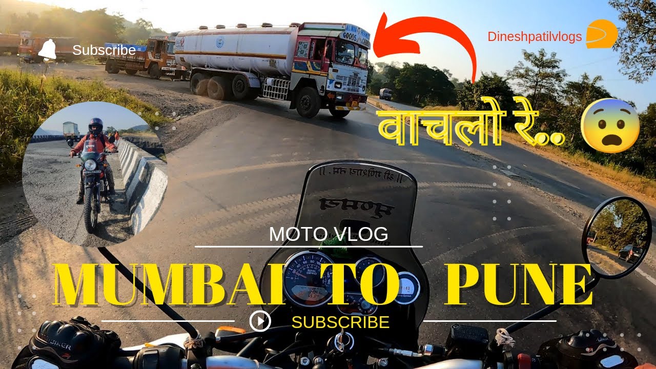 Mumbai to Pune Bike Ride | royal enfield himalayan BS6 | #motovlog #punemotovlog