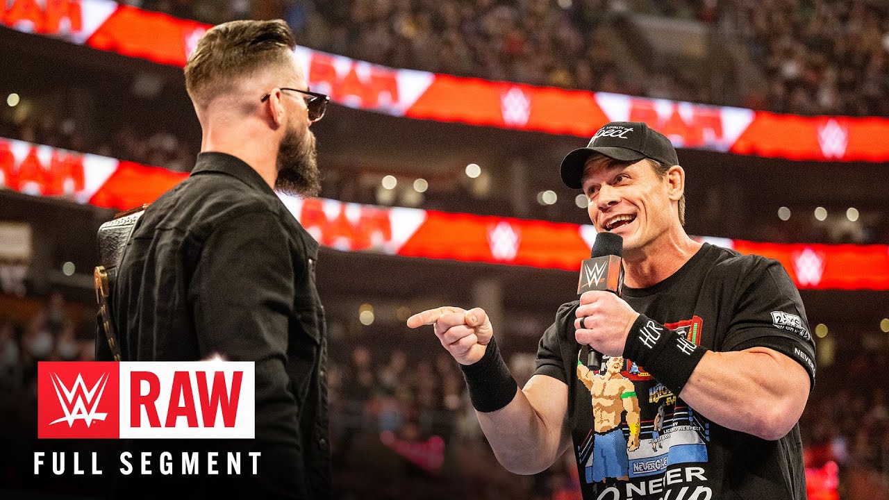 ПОЛНЫЙ СЕГМЕНТ — Джон Сина принимает вызов Остина Тиори на WrestleMania: Raw, 6 марта 2023 г.