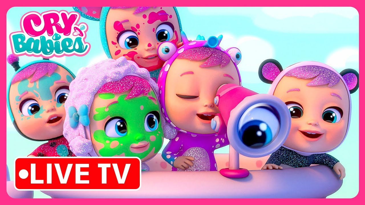 🔴 LIVE! Cry Babies Magic Tears  – Winter Binge For TV (Full Episodes) | Cartoons in English