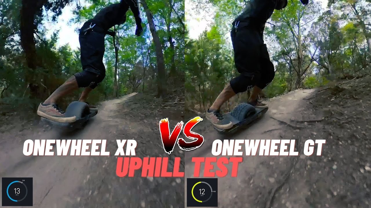 Onewheel GT vs Onewheel XR: Uphill Test