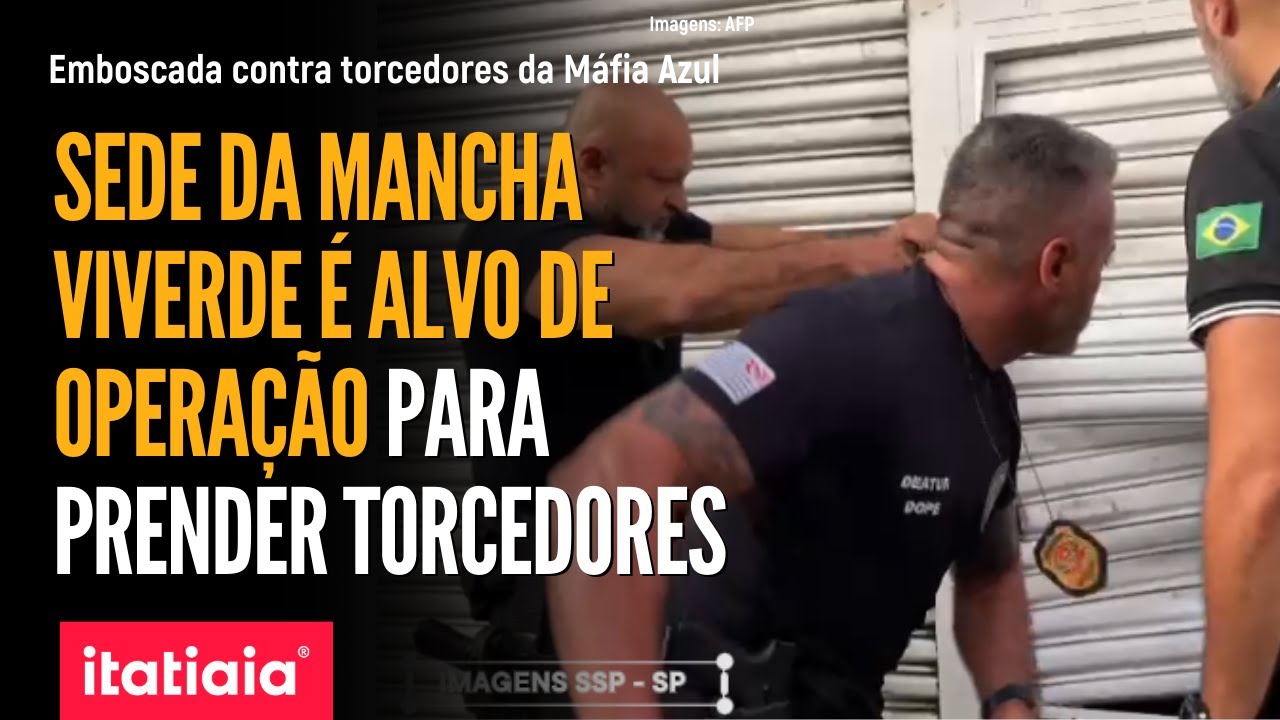 SEDE DA TORCIDA ORGANIZADA ALVIVERDE É ALVO DA OPERAÇÃO PARA PRENDER  SEIS TORCEDORES FORAGIDOS