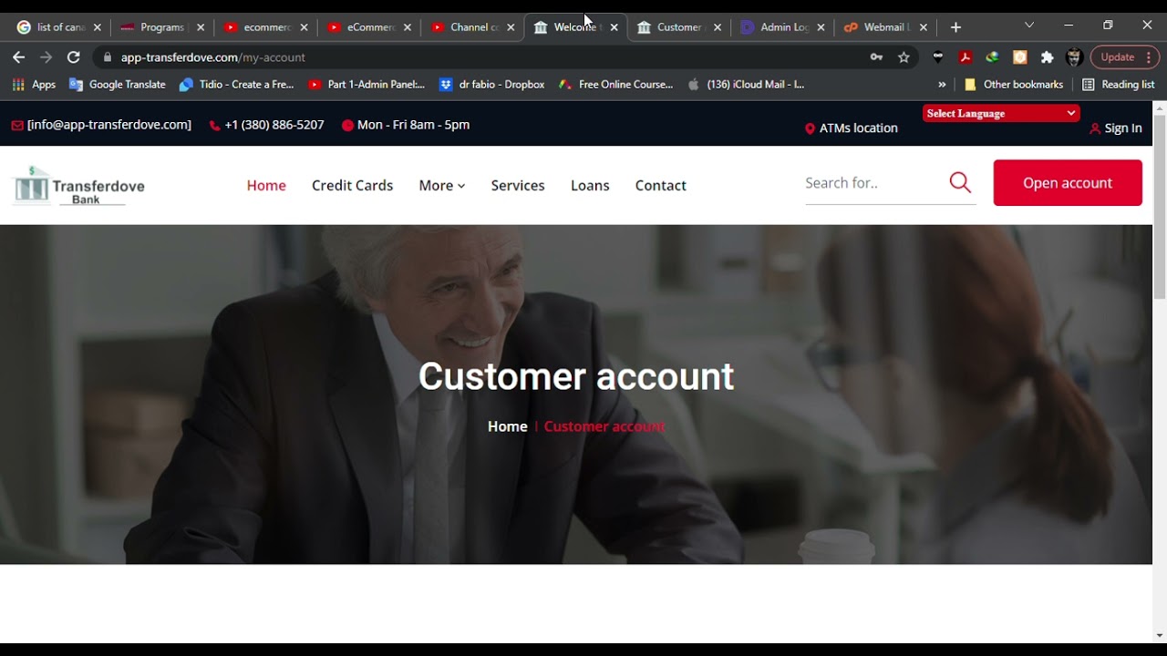 Complete Online Banking Management System in PHP MySQL | with email debit alert