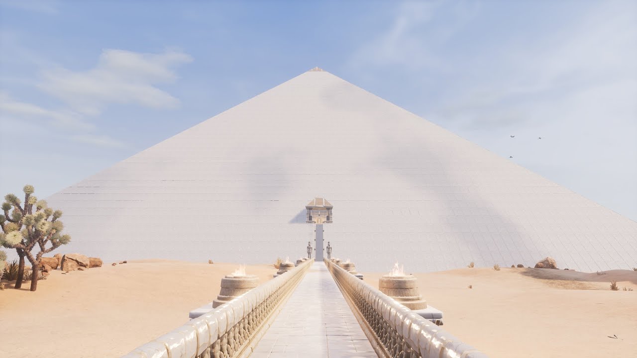 The pyramid that reaches the sky! 42 stories high giant - Conan Exiles
