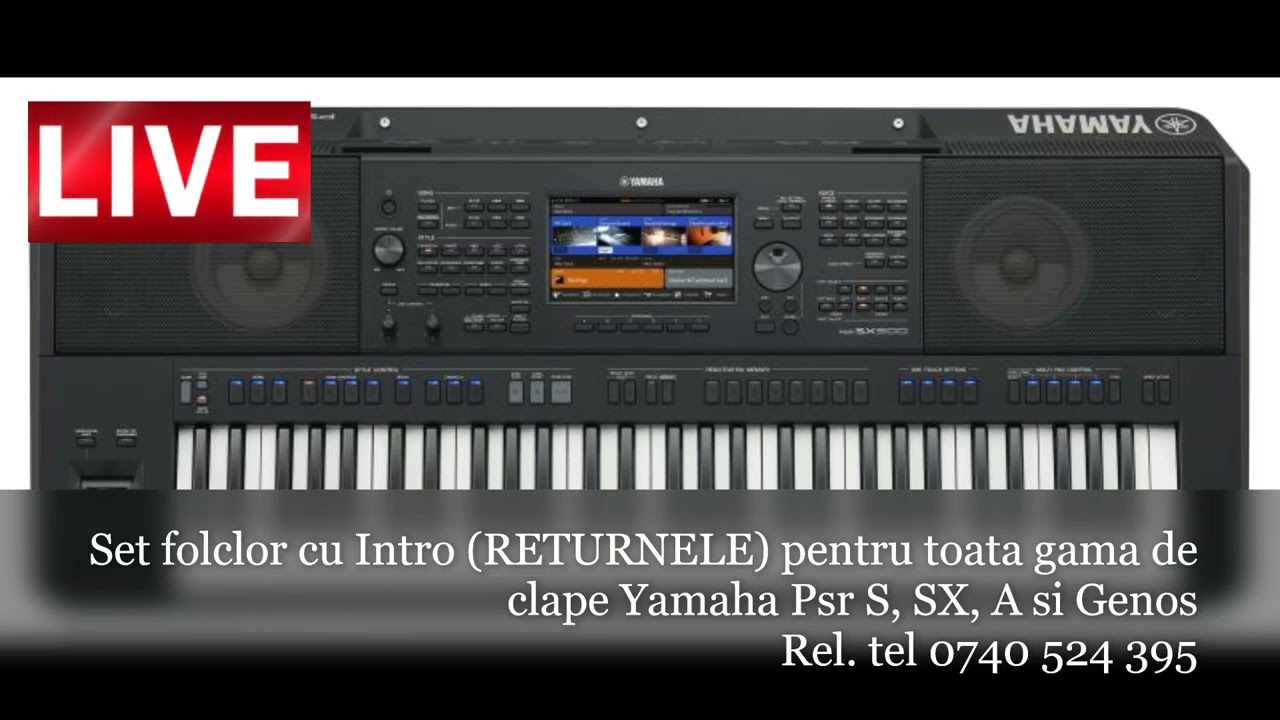 Set folclor Yamaha Psr S,SX,A si Genos#shorts_video