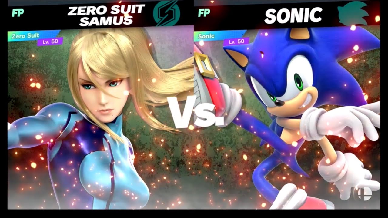 Super Smash Bros Ultimate Amiibo Fights – Zero Suit Samus vs the World #36 Samus vs Sonic