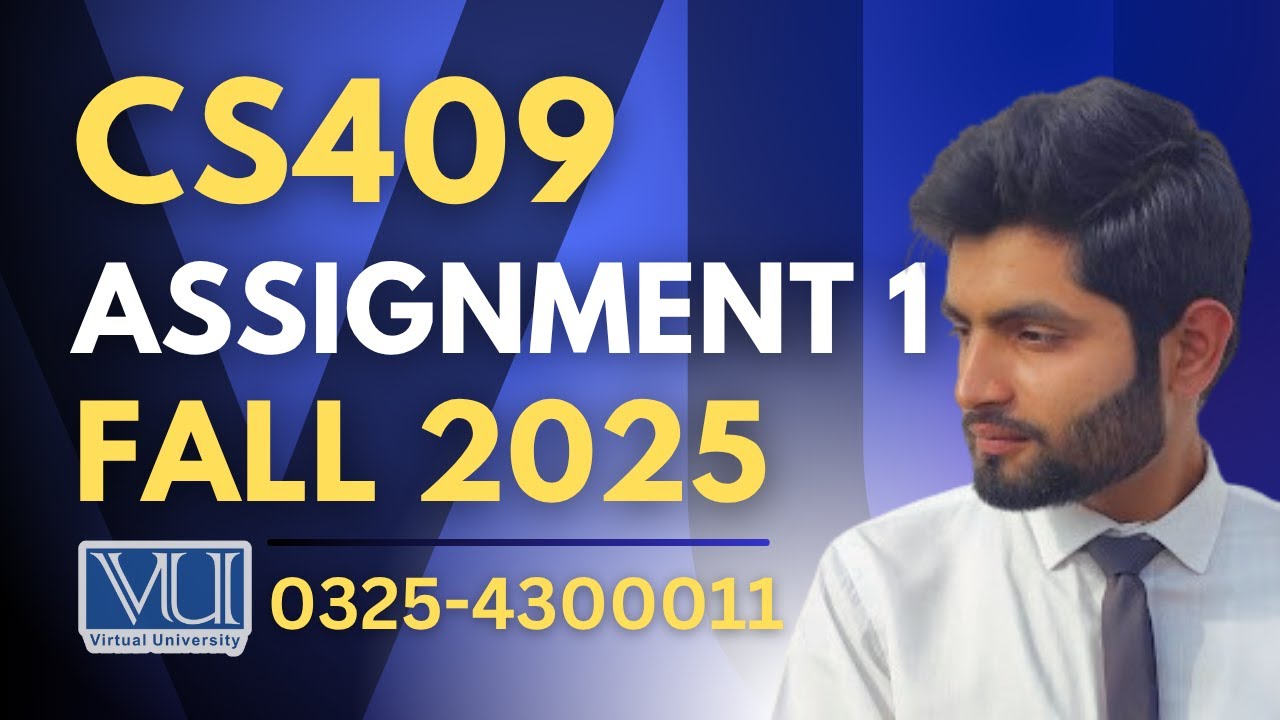 cs409 assignment 1 solution 2025 | cs409 assignment 1 solution fall 2025