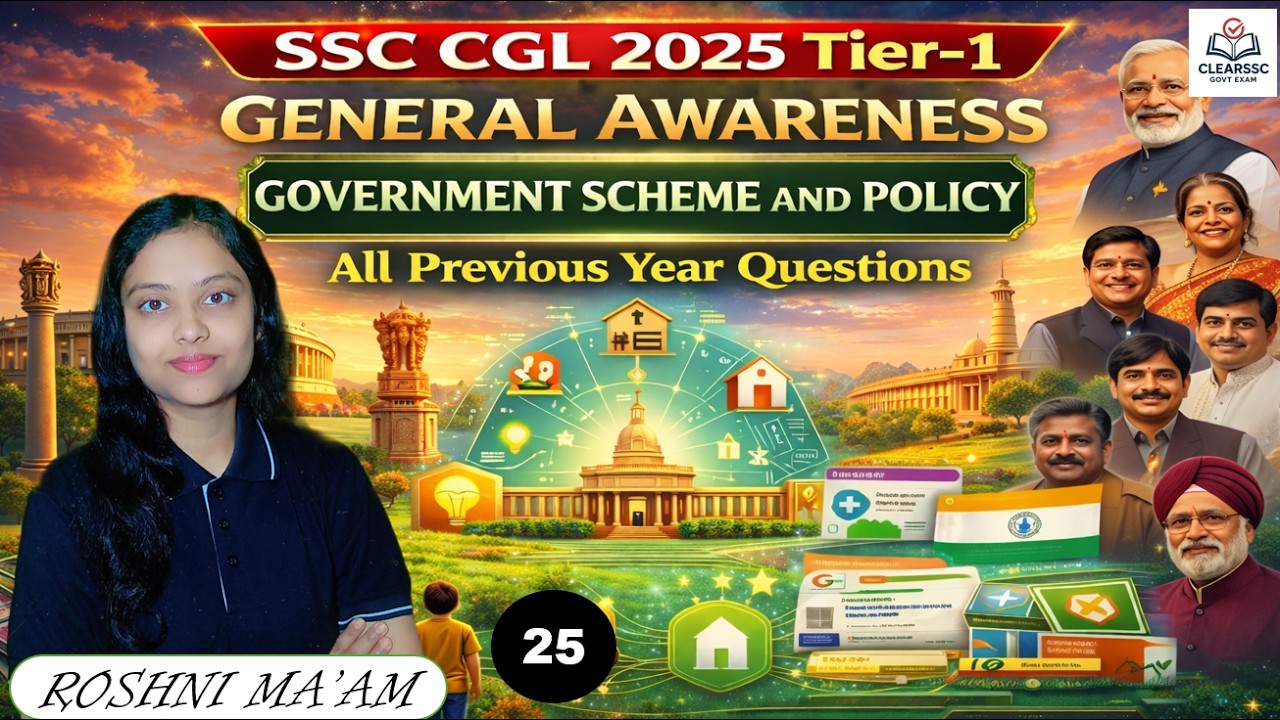 SSC CGL 2025 Tier-1 | General Awareness – | Previous Year Questions | All Questions