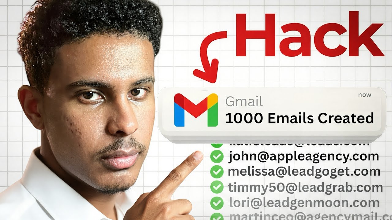 Watch Me Create 1,000 Email Inboxes for Cold Email in 5 Minutes... (free)