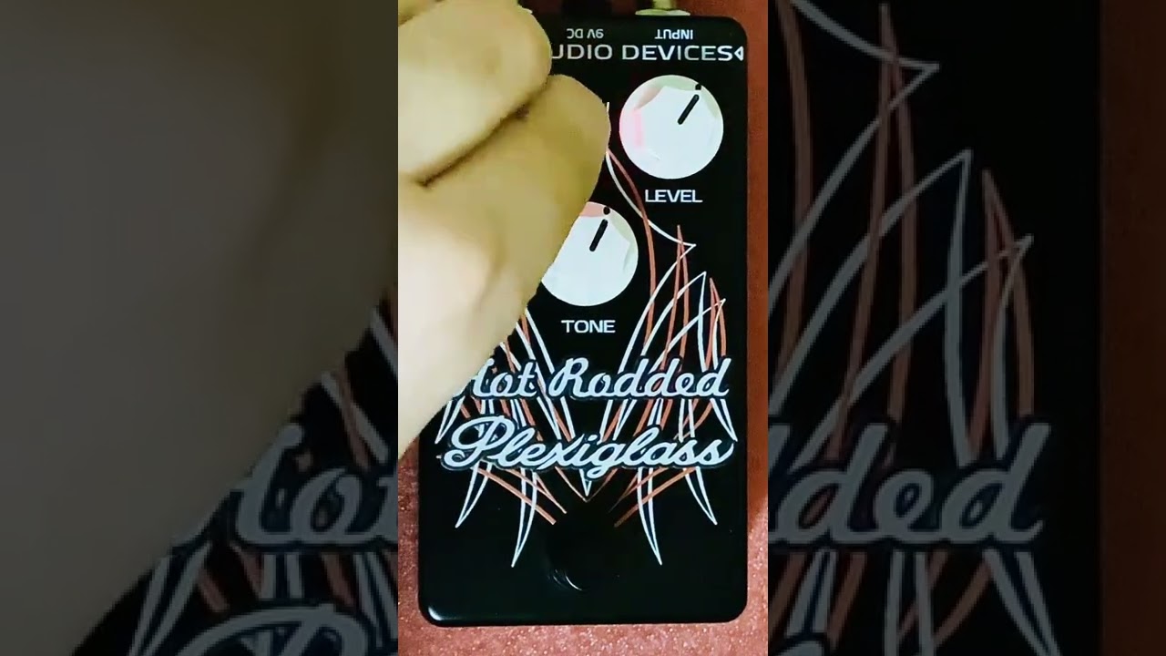 Wyse Audio Devices Hot Rodded Plexiglass overdrive/distortion pedal.
