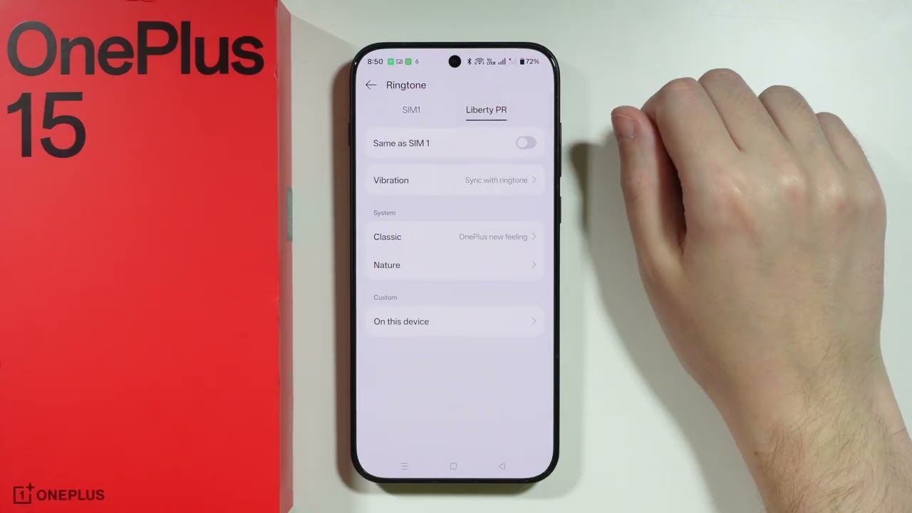 OnePlus 15: как найти и управлять настройками звука