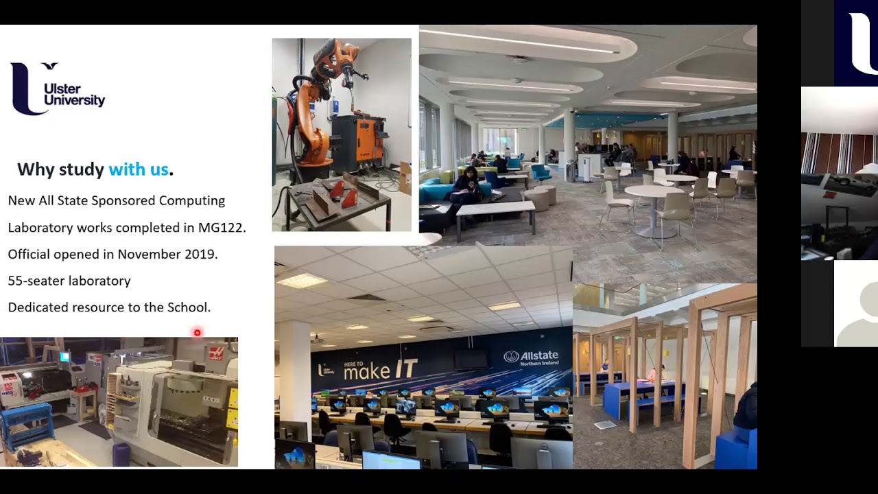 School of Computing, Engineering and Intelligent Systems - studying at Magee in 2020.