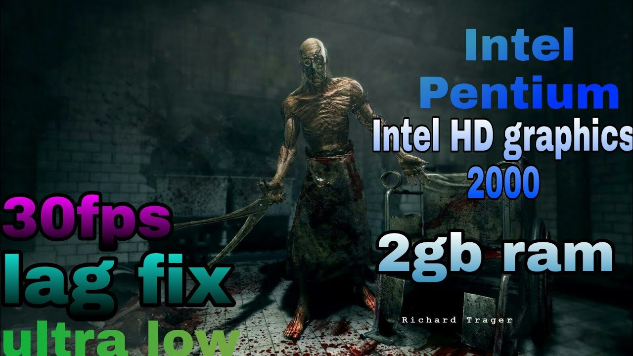 outlast whistleblower optimization / boost fps for low end PC (2gb ram)