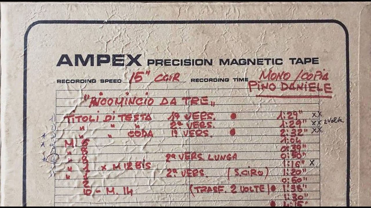 Pino Daniele • Ricomincio da tre 1981