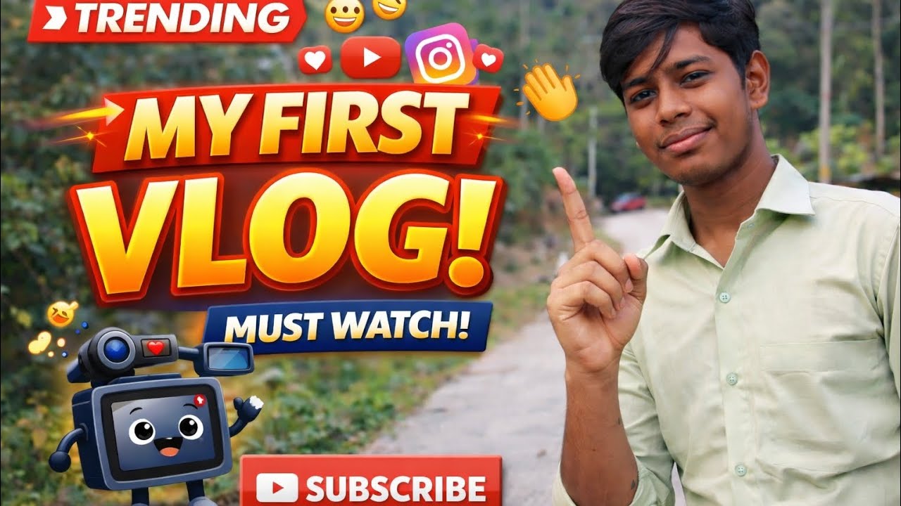 My First Vlog |🌱😊