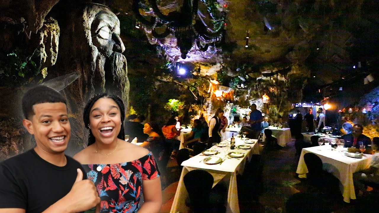 We Ate At A Cave Restaurant In The Dominican Republic