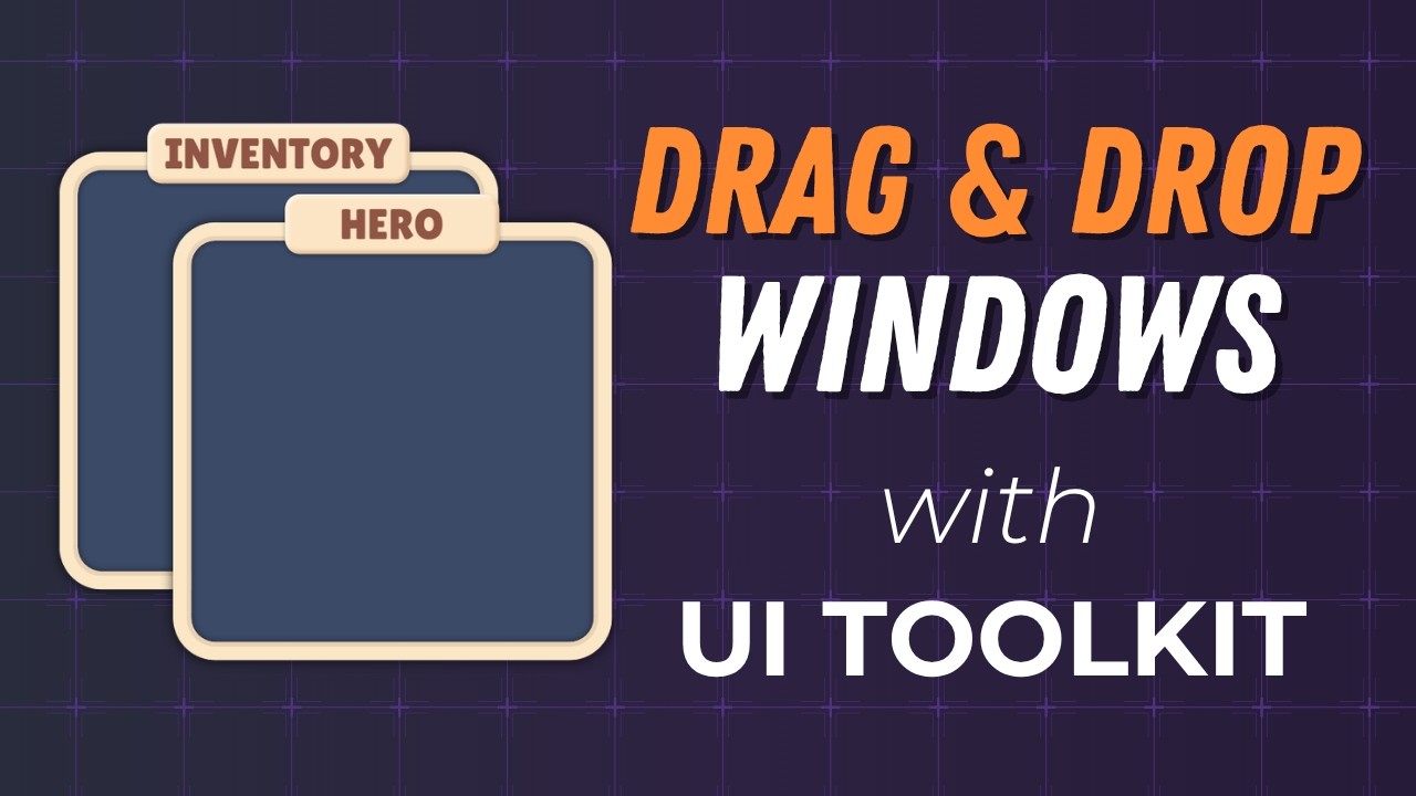 Build a Reusable Window System with Unity UI Toolkit | Inventory & Equipment Series Pt. 1