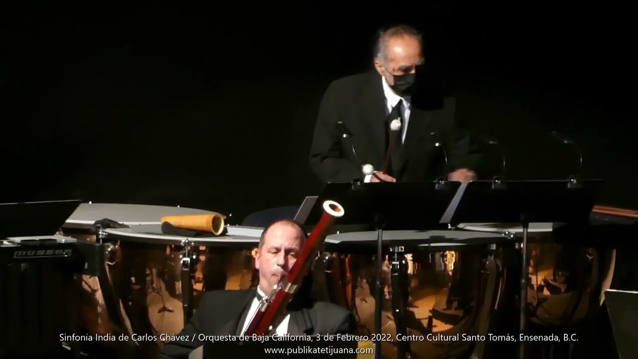 Sinfon&iacute;a India de Carlos Ch&aacute;vez / Orquesta de Baja California, 3 de Febrero 2022