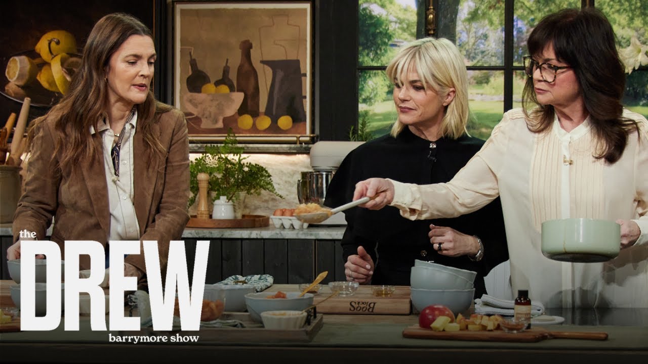 Selma Blair Shows How to Make Delicious Caramelized Cinnamon Apple Topping | The Drew Barrymore Show