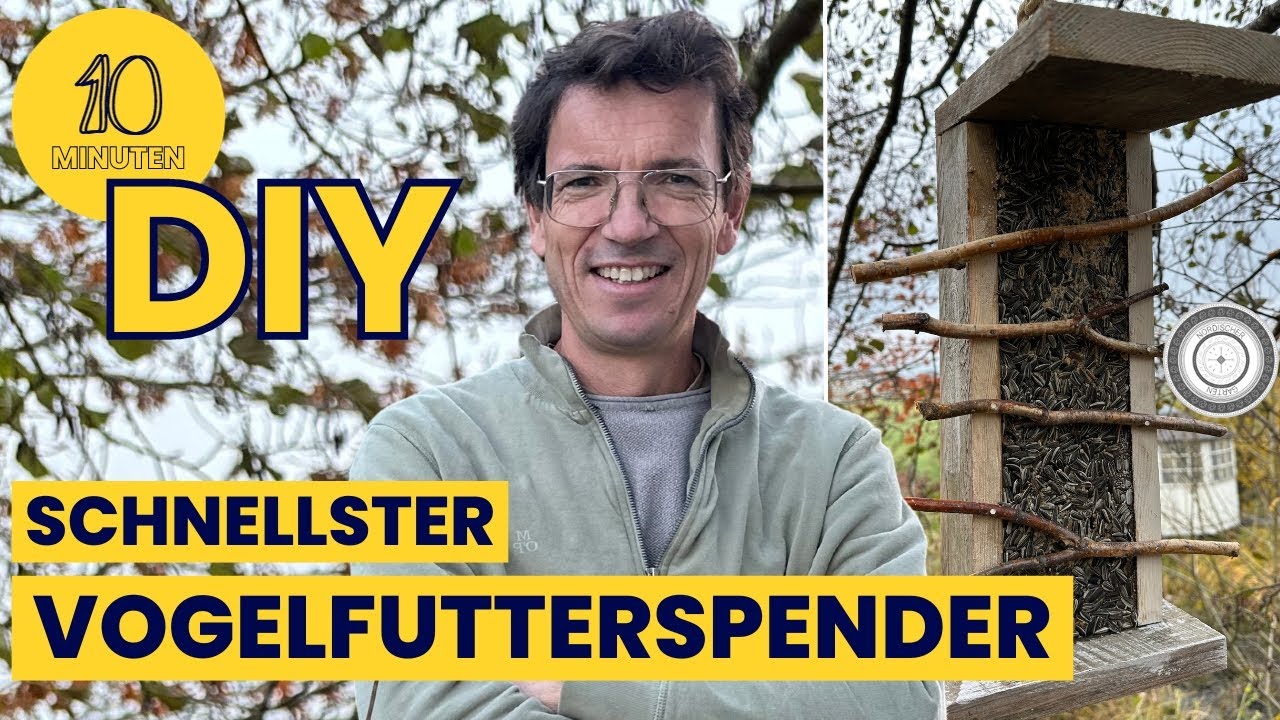 DIY - VOGELFUTTERSPENDER, EASY zum Nachmachen 🐦