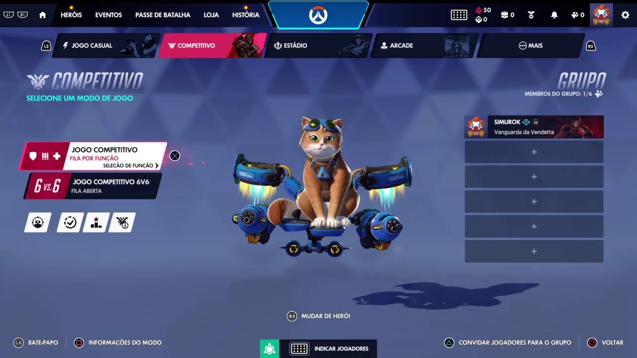 (LIVE) #8 Overwatch - Pique loop, de ruim ao ruim