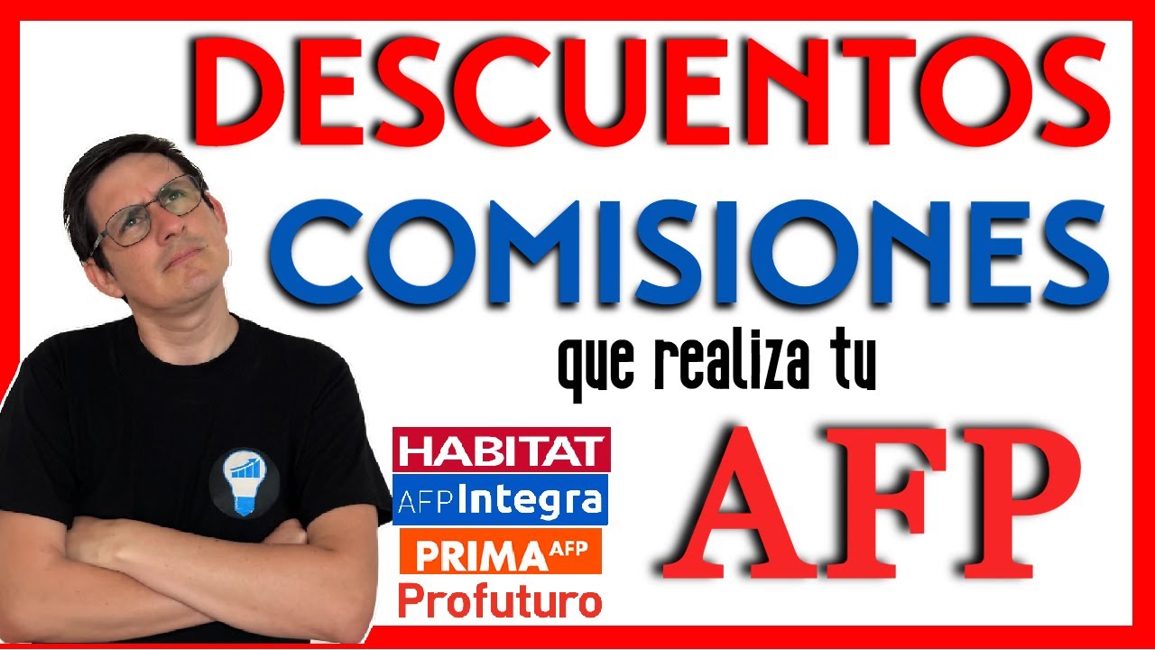 🇵🇪COMISIONES y DESCUENTOS AFP (2024) | &iquest;Tendr&aacute;s m&aacute;s Liquidez Mensual?💰😱