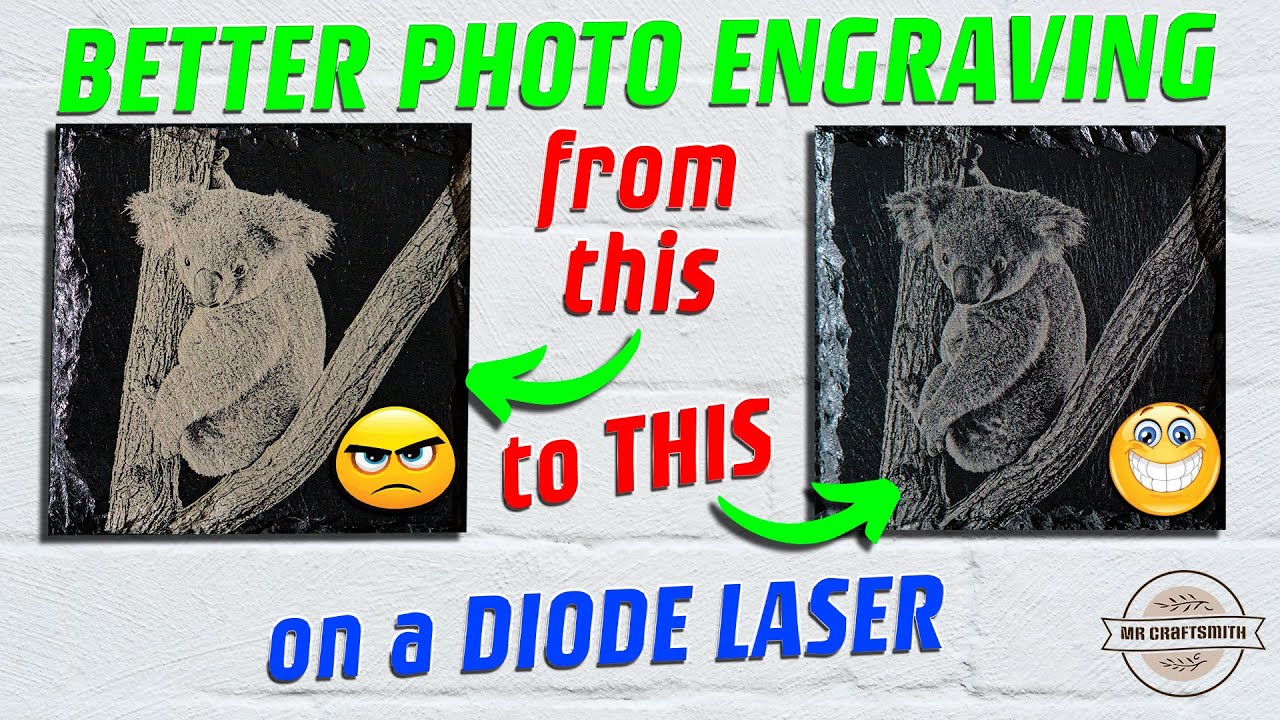 Photo Engraving on Slate with a Diode Laser