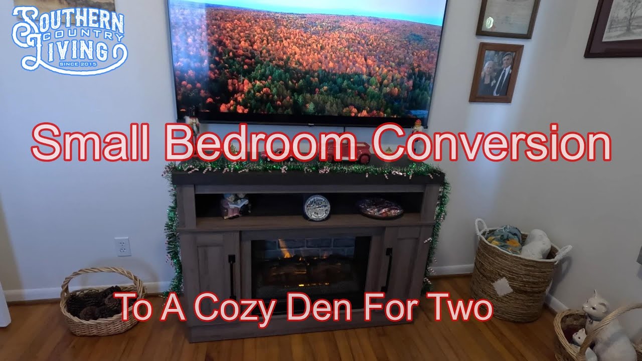 Small Bedroom Conversion To A Cozy Den For Two