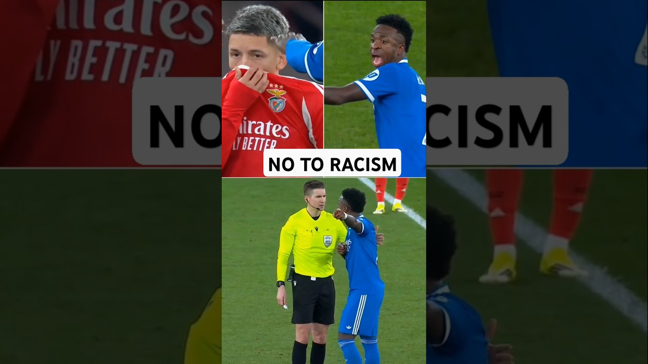 Benfica vs Real Madrid Drama | Vin&iacute;cius Goal & Prestianni Controversy #football #vinicius #ucl