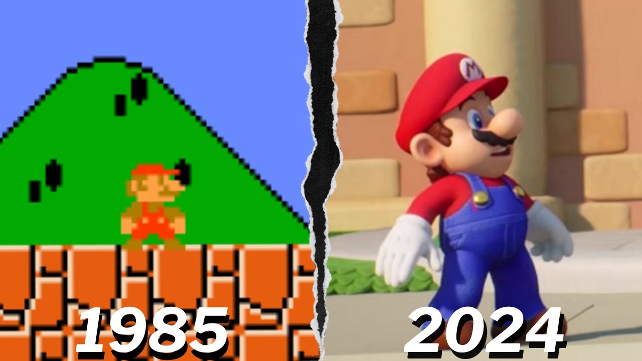 Evolution Of Super Mario Games [1985-2024]