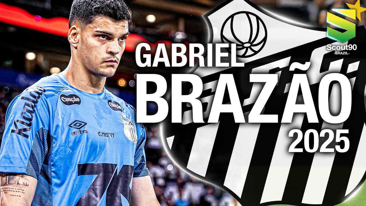 Gabriel Braz&atilde;o 2025 - Melhores Defesas & Reflexos - Santos | HD