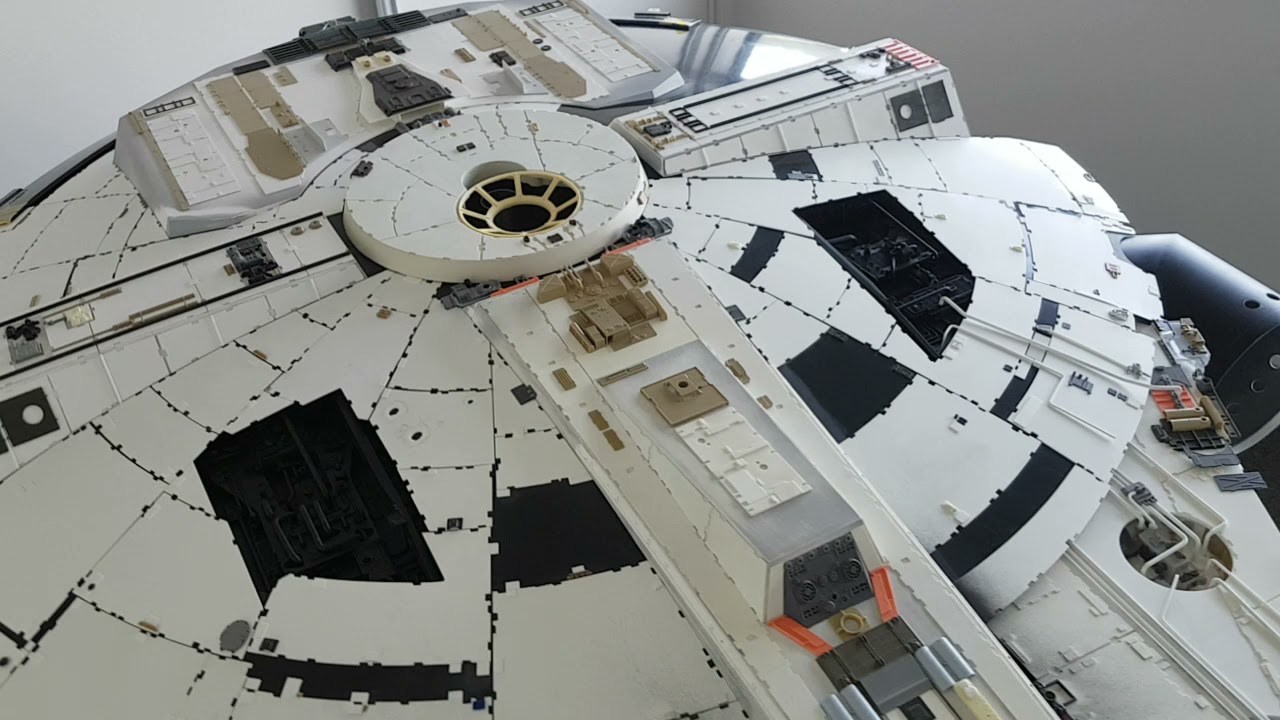 My ANH 5 Foot Millennium Falcon replica miniature underside walkaround