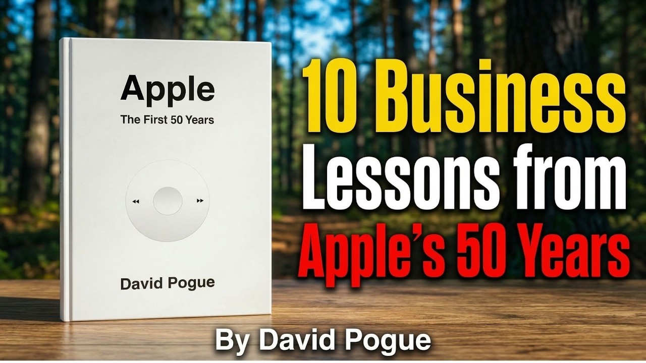 10 Business Lessons from Apple's 50 Years |🔥 A Summary of Apple: The First 50 Years🔥