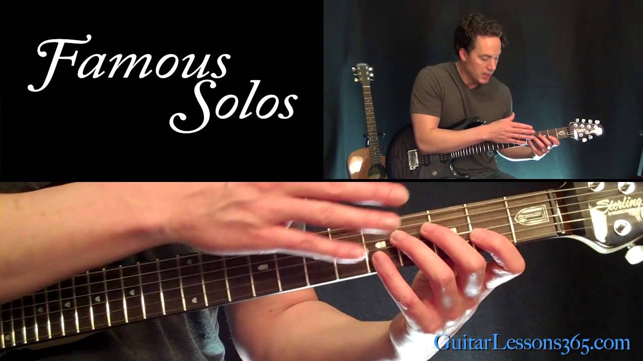 Eruption Guitar Lesson - Tapping Section - Van Halen