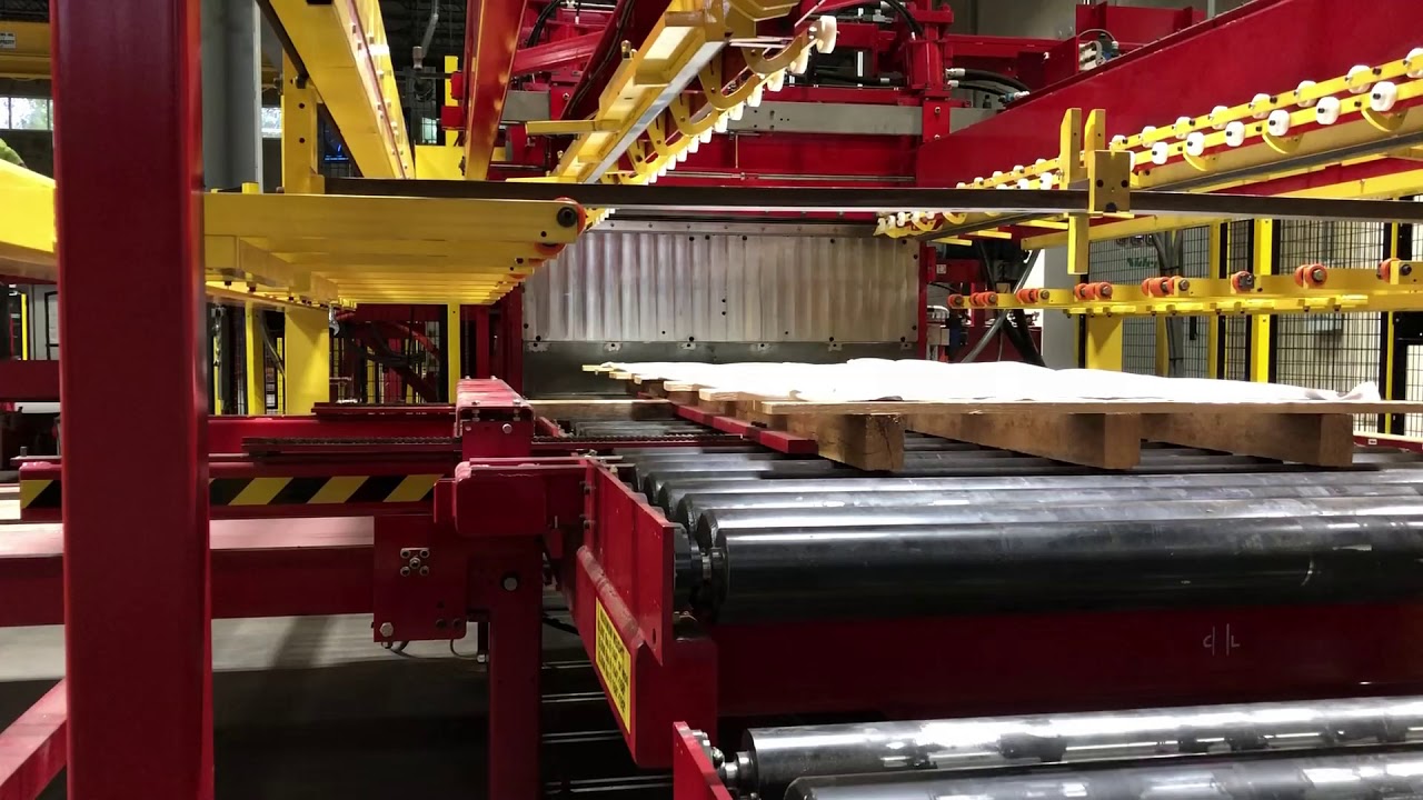 Automatic Pallet Loader Built by Red Bud Industries