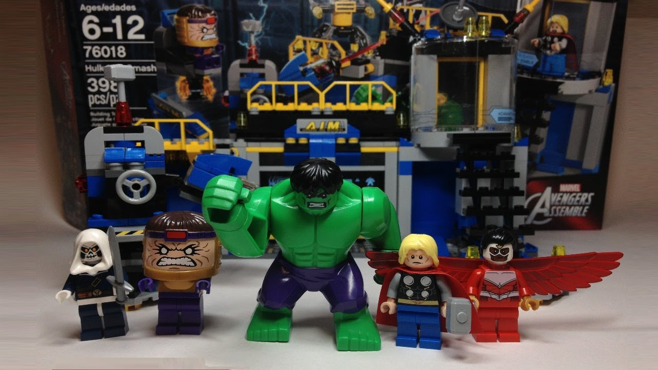 LEGO Marvel Super Heroes Avengers Hulk Lab Smash Review 76018